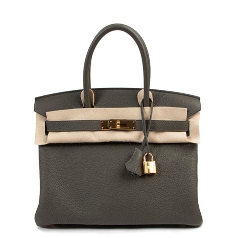 Hermès Birkin 30 Togo Vert de Gris .